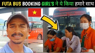 Vietnam Bus Journey - Danang to dalat 14 hour Bus | Bad behaviour of FUTA BUS EMPLOYEES