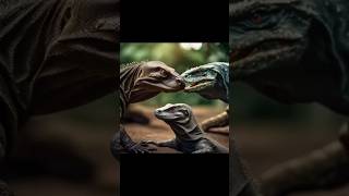 Komodo Dragon vs Monitor Lizard: Witness this fierce battle of reptile giants! #viralvideo #animals