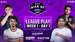 Loco war of glory BGMI tournamment day 2 live