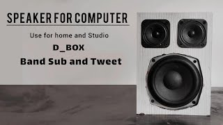 درست کردن جعبه باند || آموزش ساخت جعبه باند با کراس اور || Desktop Speakers,s