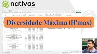 Diversidade Máxima (H'máx) - Composição Florística no Inventário Florestal