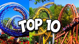 Top 10 BEST Roller Coasters by Arrow Dynamics (2024)