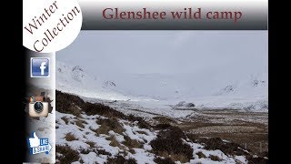 Wild camping up Glenshee in the snow. winter camping snow camping scotland