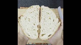 Crumb Shot! Freshly Baked Sourdough Bread - Baked to Perfection!