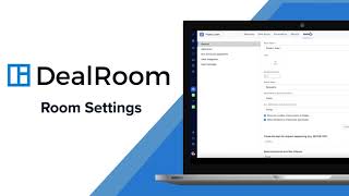 DealRoom's Pipeline Room Settings