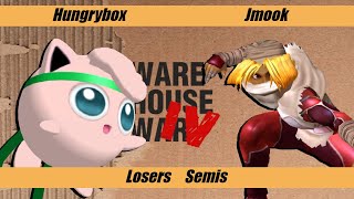 Warehouse War 4 - Losers Semis- Liquid | Hungrybox (Jigglypuff) vs Flyquest | Jmook (Sheik)