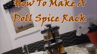 How To Make A Doll Spice Rack