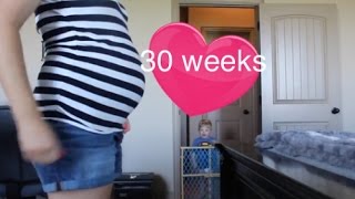 29 & 30 Weeks Bump Update! April 14 2017