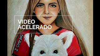 Video Acelerado ''Girl with Dog'' [dibujando rostro]