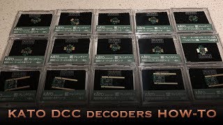 How to install KATO DCC decoders on KATO Japanese N scale trains