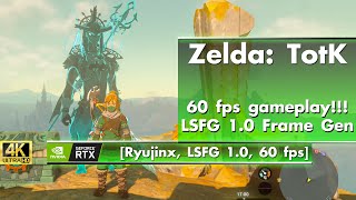 Zelda TotK in 2024 - 60 FPS Gameplay with LSFG 1.0 Frame-Gen! [Ryujinx Emulator, 4K, 60 fps]