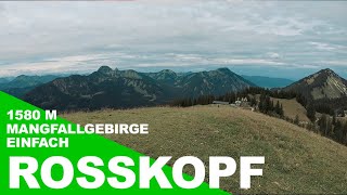 Roßkopf (1580 m) und Stümpfling über die obere Firstalm, Mangfallgebirge