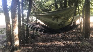 Should you sleep in a hammock on a patrol or etc? My solution to a potential problem.