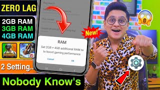 How to Enhance Extra RAM in Any Phone Using 1 Trick | Boost Free Fire Gaming Processor Tutorial Tips