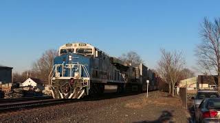 (4K) Leslie RS5T at Speed! CSX 3194 Leads Q331 Thru Fortville, IN