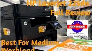 HP LaserJet MFP Pro 225dn All in One Printer Duplex and Networking Options Review By Asian Traders