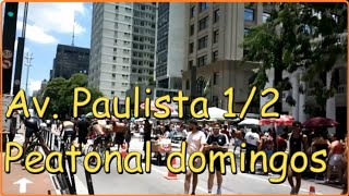 Los domingos peatonal.av. Paulista 1/2. IDES