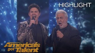 Daniel Emmet and Plácido Domingo Perform A Remarkable Duet - America's Got Talent 2018