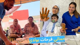 أجواء لعيد مع عائلة راجلي❤️حماتي فرحات بوليدي😍 تقاليد المغربية