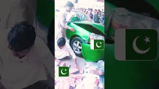 14 اگست مبارک ہو | خوشی مناتے مناتے  گاڑی غریب کے دکان میں گھس گئ | Happy 14th August | car in Shop