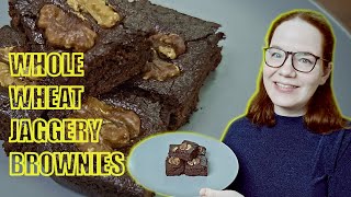 Can You Believe These Are Whole Wheat Jaggery Brownies? 😍😍