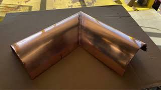 Half round gutter mitres