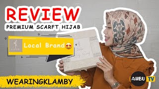 REVIEW SCARFT PREMIUM HIJAB JILBAB BAJO SUMBA HAMIDAH BY WEARINGKLAMBY - RIA MIRANDA BUTTONSCARVES