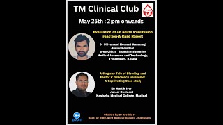 TM CLINICAL CLUB   MAY 25th 2023