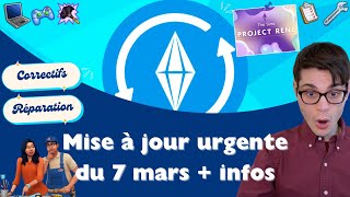 Mise à jour du 07 mars 2024 dans Les Sims 4 🔔