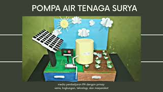 MINIATUR POMPA AIR TENAGA SURYA