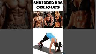 SHREDDED ABS OBLIQUES | Stunning abs workout | #shorts