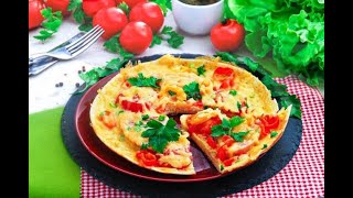 Homemade pizza in a frying pan