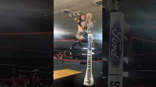 IWE Woman’s Tables Match #wrestling #wwe #aew #prowrestling #omg #trending #womenwrestlers