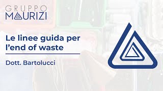 Webinar "Le linee guida per l'end of waste"