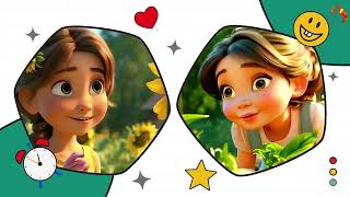 The Garden Adventure with Urwa & Mom part 2 | Kids Animated Movies | 3D Animation | Disney Inspired