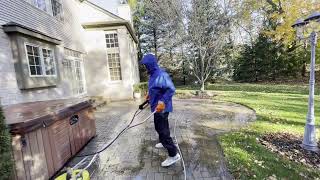 Paver Patio Pressure Wash