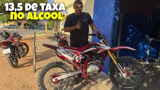 XR 200 COM 13,5 DE TAXA NO ALCOOL & COMANDO SM RACING