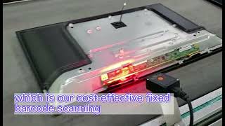 How to use a barcode scanner on a conveyor belt