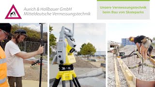 GeoMax Vermessung im Skatepark