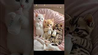 The most cutest cats😸😹🐾 |  #shorts #cat #aicat #catsounds