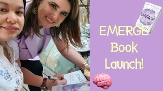 Launch of my first book EMERGE