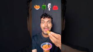 Eating Challenge ASMR🎂🫑🧸🍯 #food #funny #mukbang