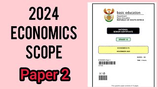 Grade 12 Economics | Paper 2 | 2024 Exam scope