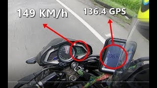 Pulsar NS 200 velocidad final con GPS | DESMINTIENDO TABLERO | A TOPE