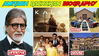 AMITABH BACHCHAN BIOGRAPHY LIFESTYLE 2024,KALKI,INCOME,CAREER & FULL DETAILS #kalki2898ad #viral