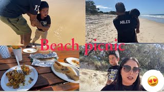 Holiday: picnic at the beach 🏝 || holidays fun|| Parmish beach te jaa k daar geya😟❤️