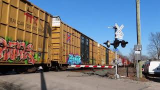 Two CSX Freights in Fortville, IN -12/22/20