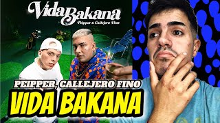 REACCIÓN A // VIDA BAKANA - PEIPPER, CALLEJERO FINO