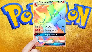 OPENING 10 PACKS TO GET THE RAINBOW CHARIZARD...