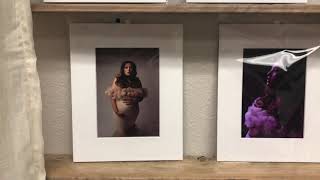 Fine Art Maternity Reveal Wall Photos